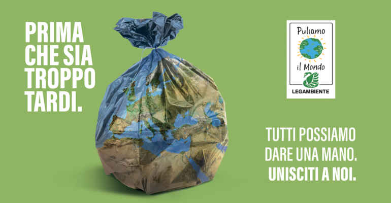  Puliamo il mondo 2109 : 20, 21 e 22 settembre con la campagna di Legambiente