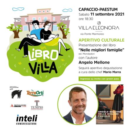  A Capaccio Paestum, la presentazione di “Nelle migliori famiglie”di Angelo Mellone
