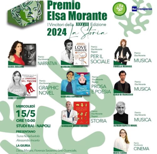  Al via il Premio Elsa Morante 2024, il prestigioso evento culturale made in Campania