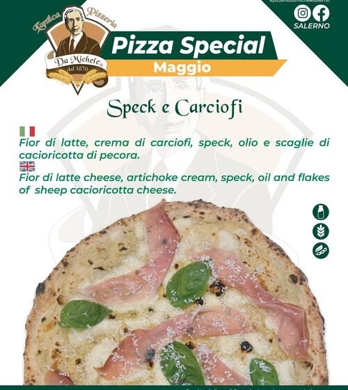  All’Antica Pizzeria Da Michele la Pizza Special di Maggio